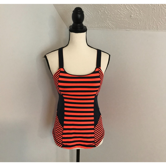Lululemon Work It Out Tank Sea Stripe Light Flare Inkwell/Classic Stripe Light-8 - Picture 2 of 10